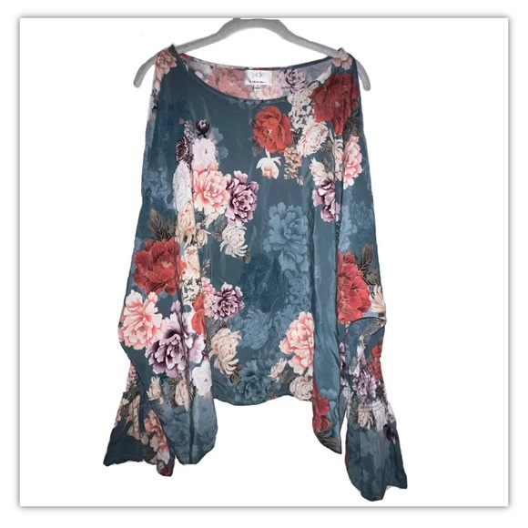 Jade Johnny Was Cold Shoulder Blouse size S - Picture 2 of 6